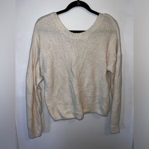 Knotted back sweater